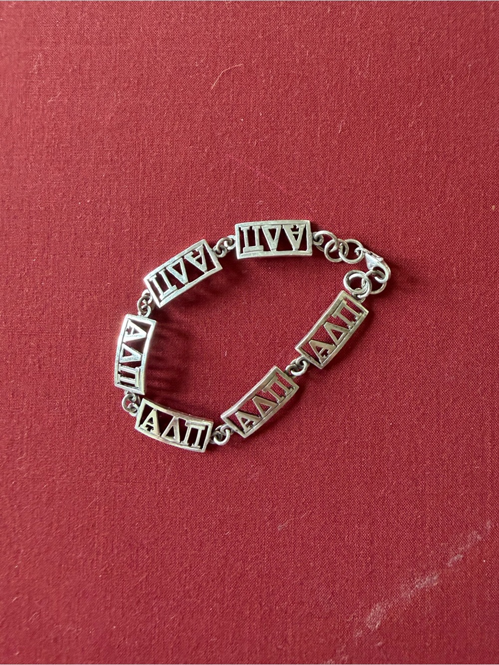 ADPi Sorority Sterling Silver Bracelet